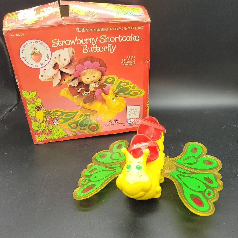 Vintage 1981 Strawberry Shortcake Butterfly In Original Box - no card